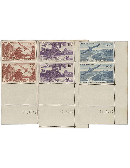 n° 26/28** - Timbre OCEANIE Poste Aerienne