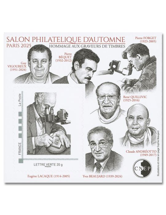 n° 101-101a-101b - Timbre France CNEP