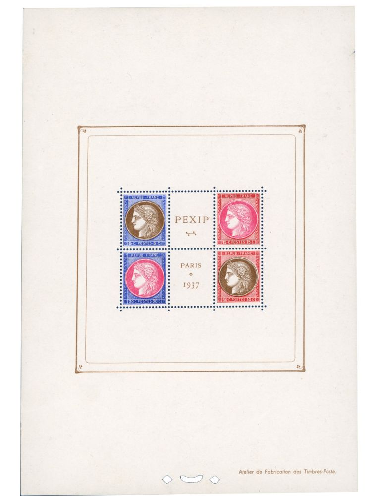 n° 3 -Timbre France Bloc et feuillets