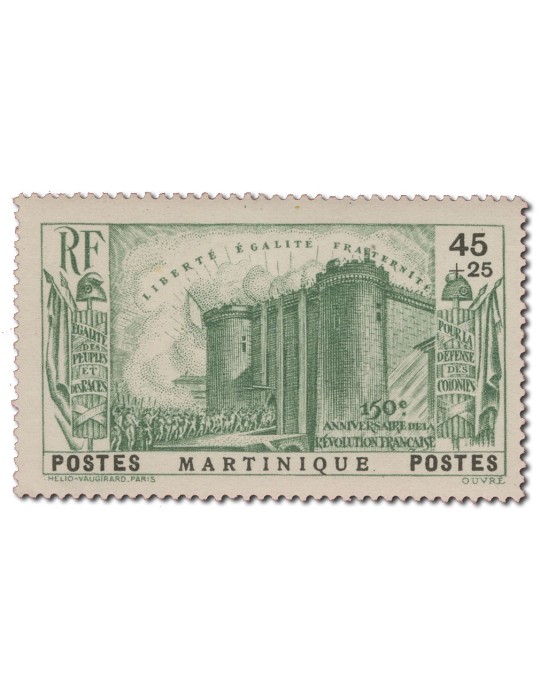 n° 170/174* - Timbre MARTINIQUE Poste