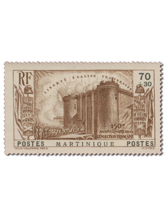 n° 170/174* - Timbre MARTINIQUE Poste