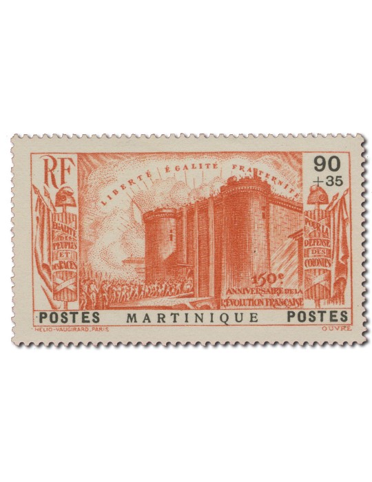 n° 170/174* - Timbre MARTINIQUE Poste