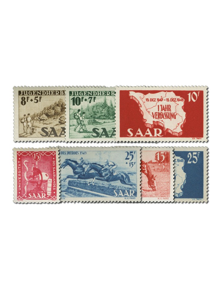 n° 248/254* - Timbre SARRE Poste