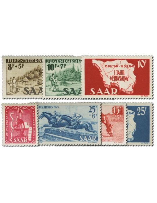 n° 248/254* - Timbre SARRE Poste