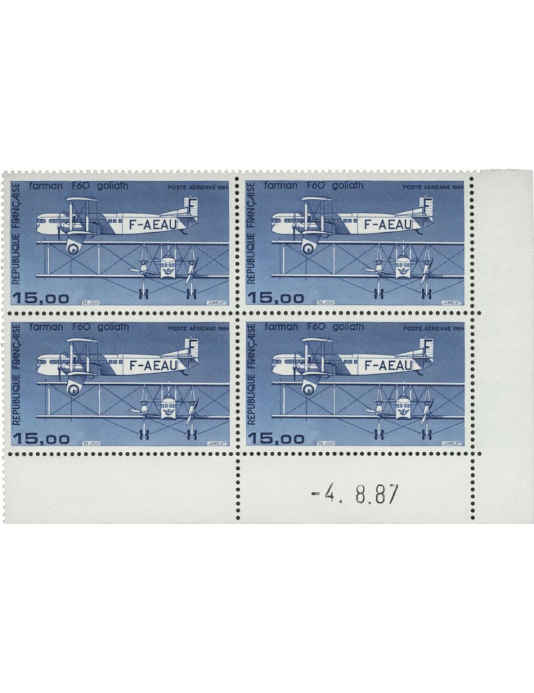 n° 57B/59B** - Timbre FRANCE Poste Aerienne