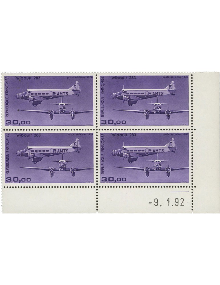 n° 57B/59B** - Timbre FRANCE Poste Aerienne