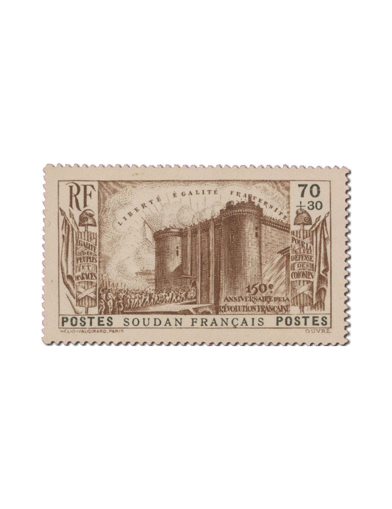 n° 105/109** - Timbre SOUDAN Poste