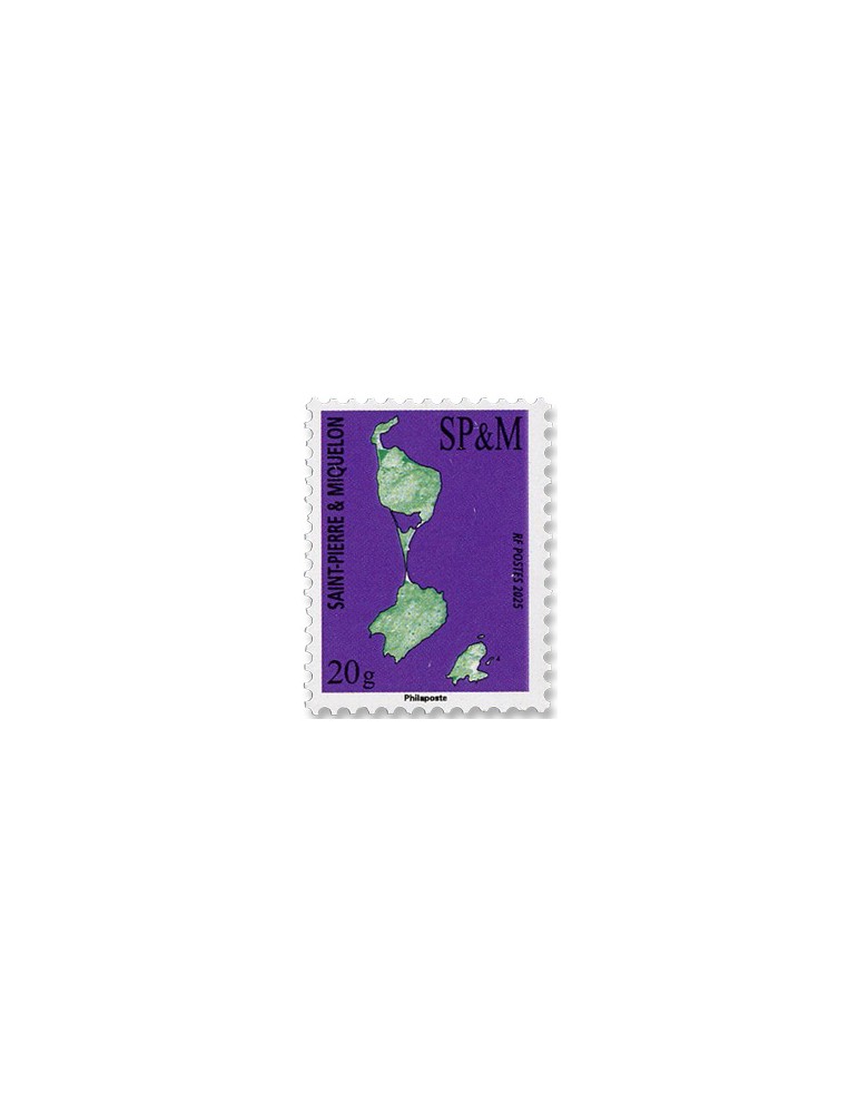 n° 1365 - Timbre Saint-Pierre et Miquelon Poste (CARTE SPM 20G INTERNATIONAL - 12 25 063)
