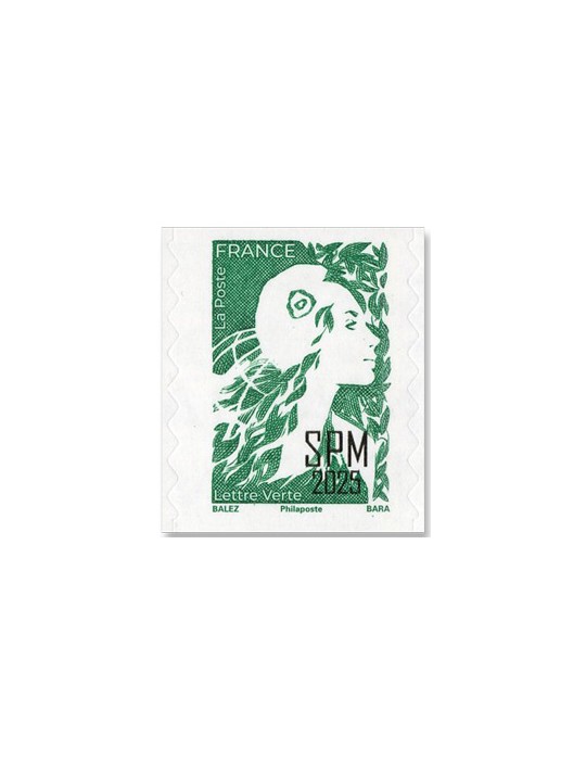 n° 1367 - Timbre Saint-Pierre et Miquelon Poste (Marianne de Balez)