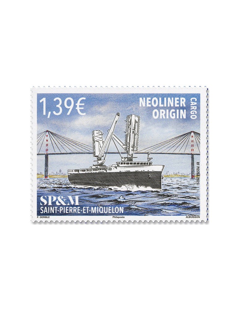 n° F1359 - Timbre Saint-Pierre et Miquelon Poste (BLOC CARGO NEOLINE - 12 25 111)