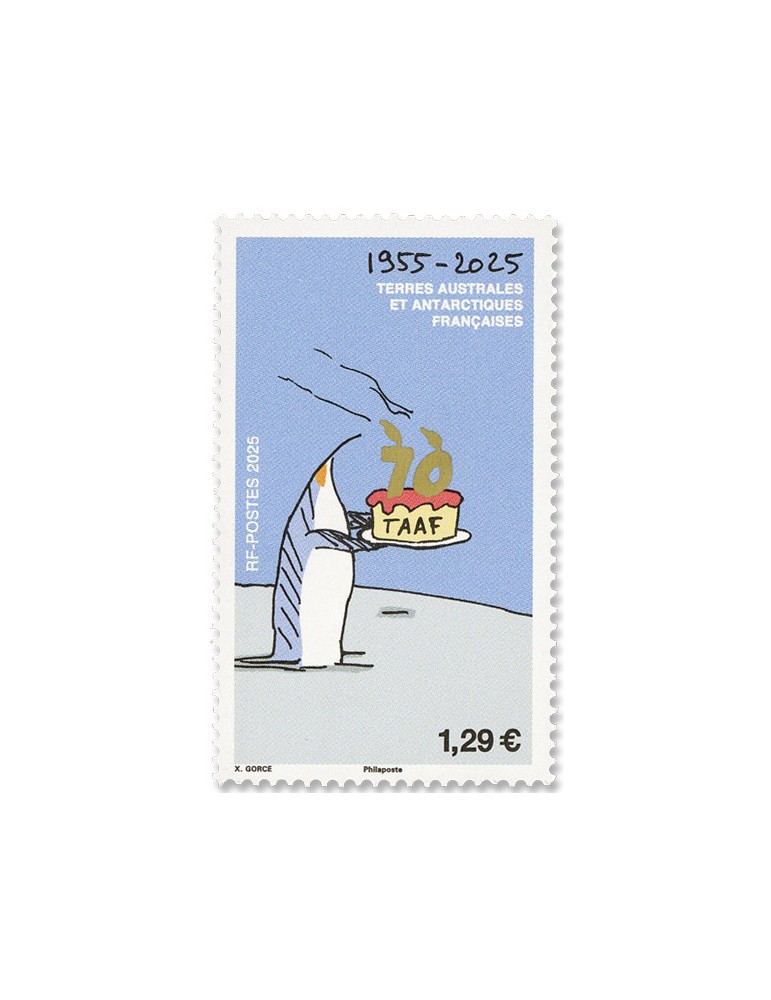 n° 1130 - Timbre TAAF Poste (70 ans des TAAF)