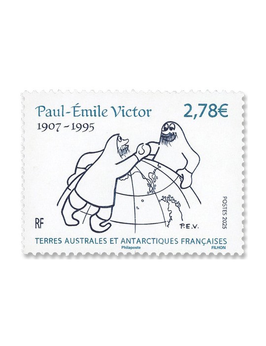 n° 1131 - Timbre TAAF Poste (Paul-Emile Victor)