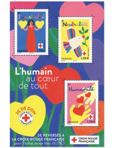 n° F5919 - Timbre FRANCE Poste (BLOC CROIX ROUGE)