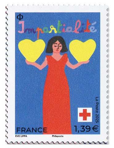 n° F5919 - Timbre FRANCE Poste (BLOC CROIX ROUGE) 2