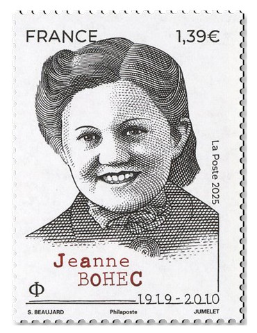 n° F5930 - Timbre France Poste (BLOCS FIGURES DE LA RESISTANCE - 11 25 106) 2