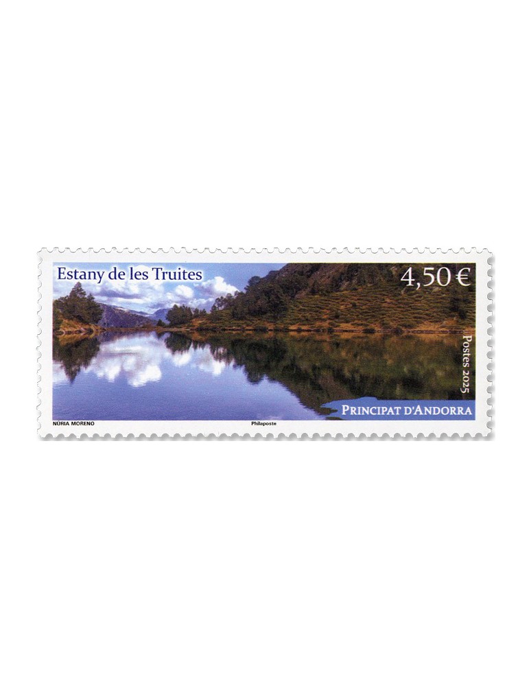 n° 934 - Timbre ANDORRE Poste (ETANG DES TRUITES)