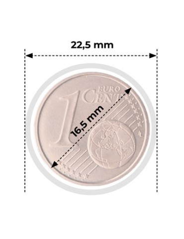 CAPSULES : 16.5 mm - POUR 1 CENT
