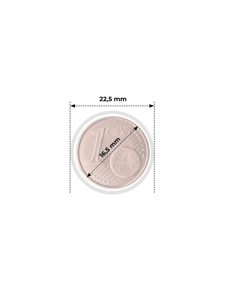 CAPSULES : 16.5 mm - POUR 1 CENT