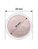 CAPSULES : 19 mm - POUR 2 CENT