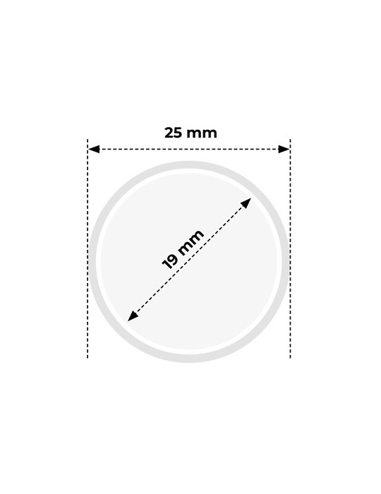 CAPSULES : 19 mm - POUR 2 CENT