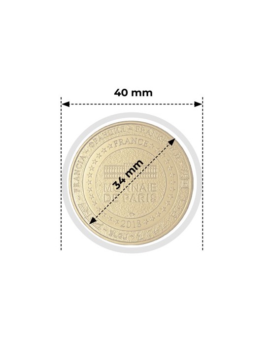 CAPSULES : 34 mm - POUR MEDAILLES SOUVENIRS