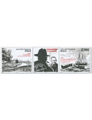 n° 1361/1362 - Timbre Saint-Pierre et Miquelon Poste (TRYPTIQUE LES RUM RUNNERS - 12 25 057)