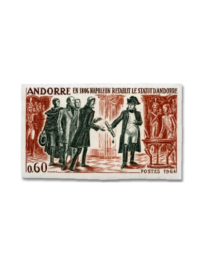 n° 168** ND - Timbre ANDORRE FRANCAIS Poste