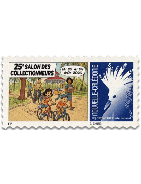 n° 1486/1487 - Timbre Nelle Calédonie Poste (Cagou : L’OPT au Salon des Collectionneurs)