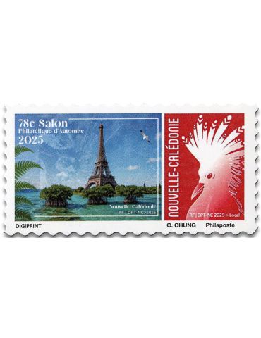 n° 1491/1492 - Timbre Nelle Calédonie Poste (Cagou : 78e salon philatélique d'automne)