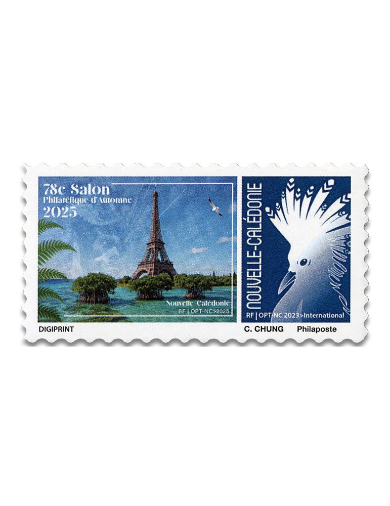 n° 1491/1492 - Timbre Nelle Calédonie Poste (Cagou : 78e salon philatélique d'automne)