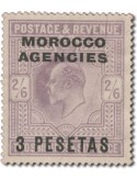 n° 31(*) - Timbre MAROC ANGLAIS Poste