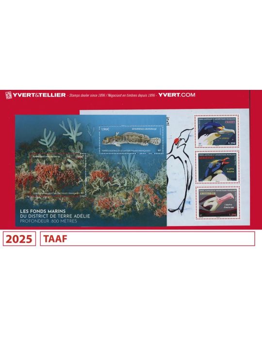 n° 1102/1136 - Timbre TAAF Année complète (2025)