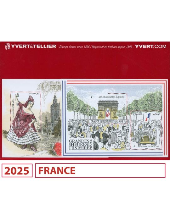 n° 5838/5945 - Timbre France Année complète (2025)