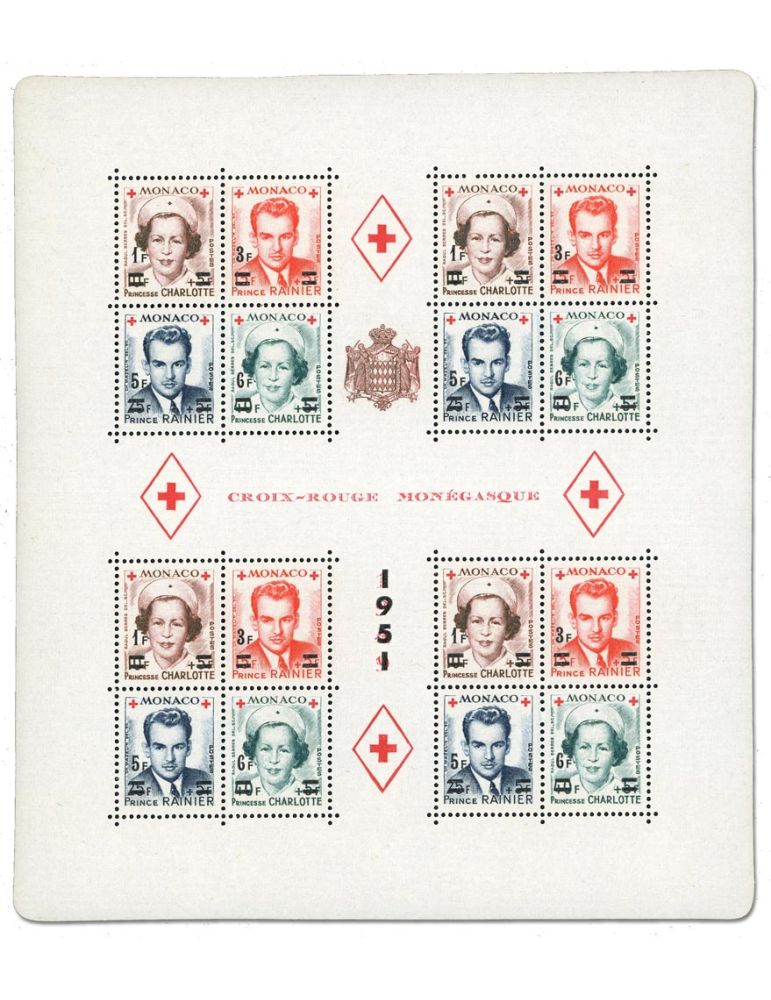 n° 4A -Timbre Monaco Bloc et feuillets