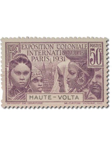 n° 66/69** - Timbre HAUTE VOLTA Poste 2