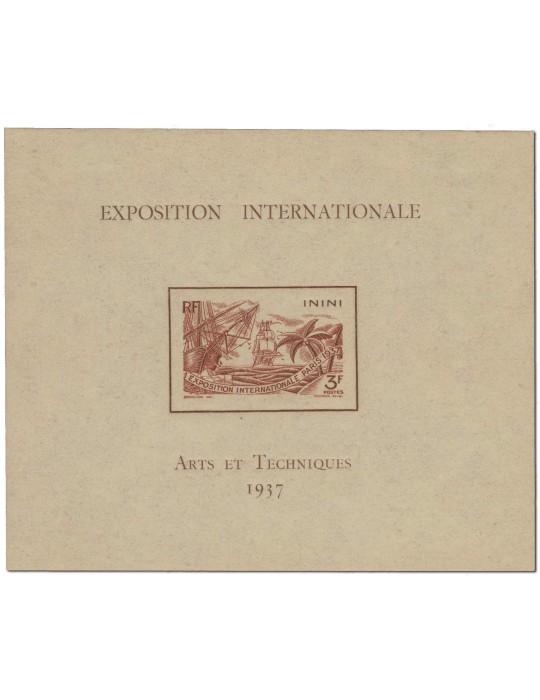 n° 1* - Timbre ININI Blocs Et Feuillets