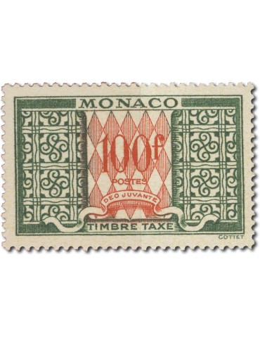 n° 29/39* - Timbre MONACO Taxe 2