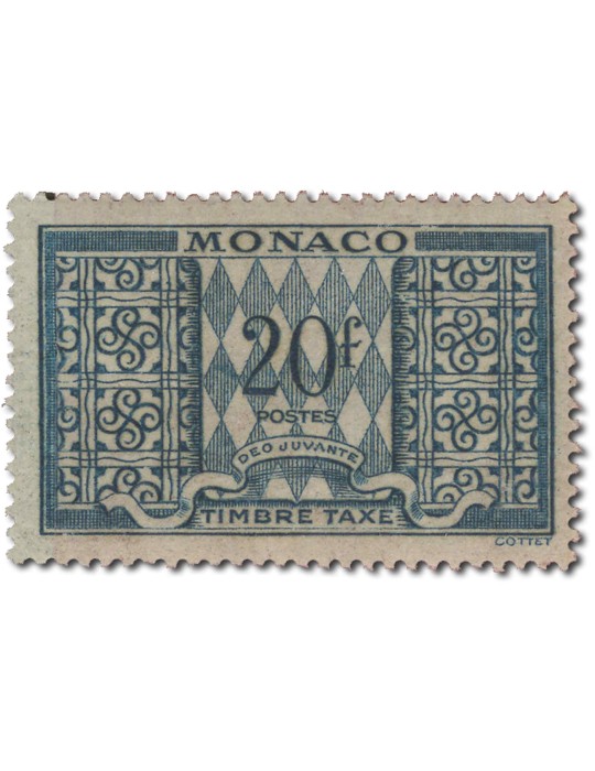 n° 29/39* - Timbre MONACO Taxe