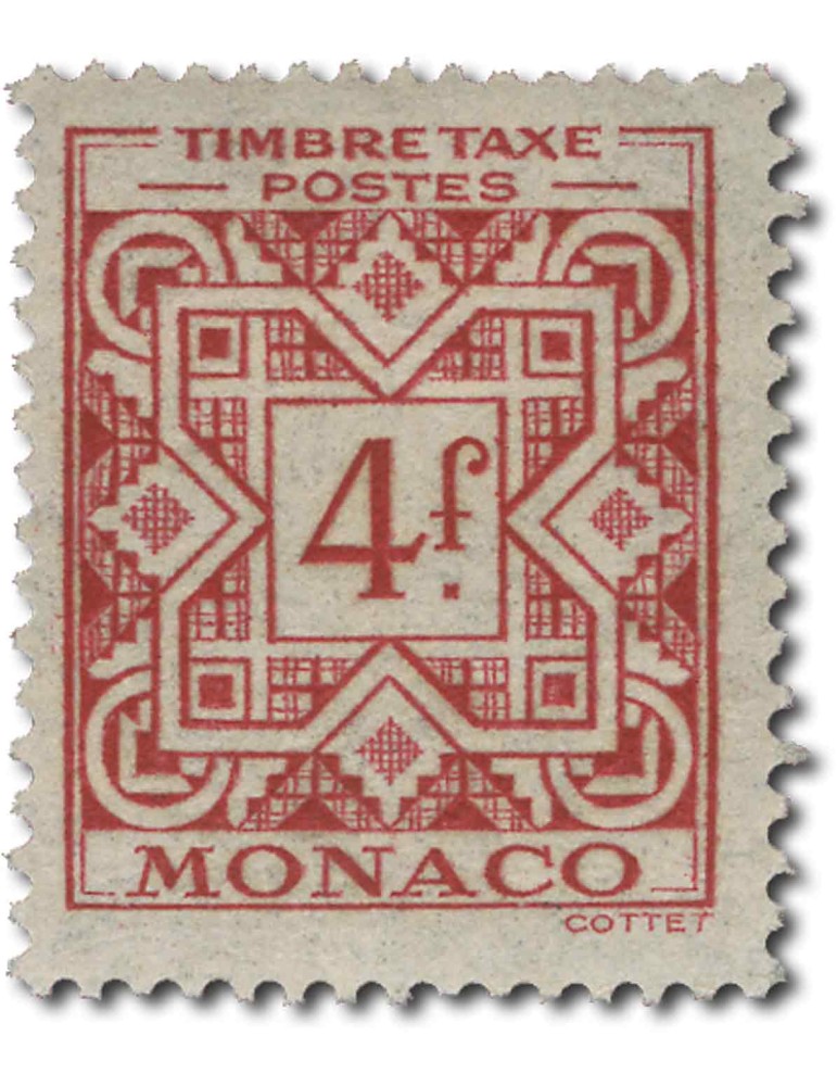 n° 29/39* - Timbre MONACO Taxe