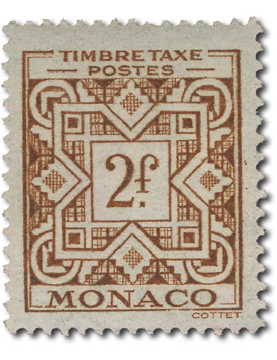 n° 29/39* - Timbre MONACO Taxe