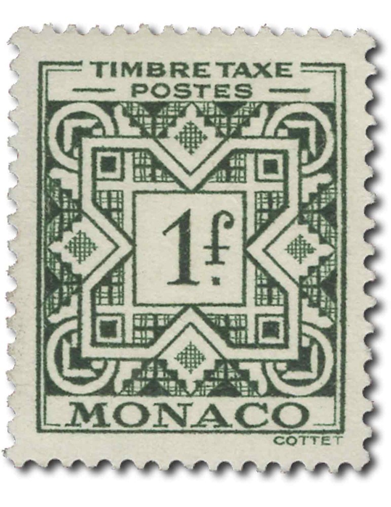 n° 29/39* - Timbre MONACO Taxe