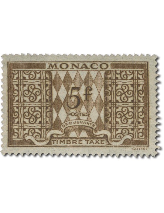 n° 29/39* - Timbre MONACO Taxe