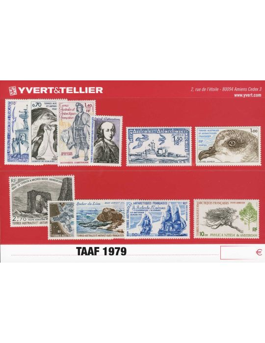 n° 79/85+PA56/60 - Timbre TAAF Année complète (1979)