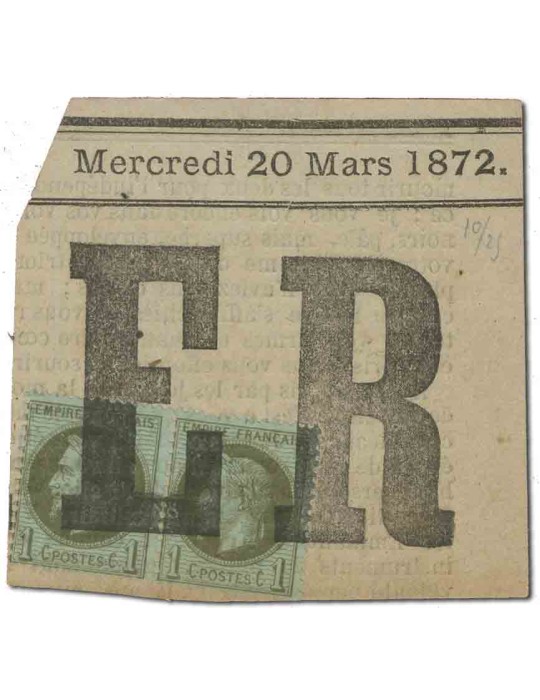 n° 25 obl. - Timbre FRANCE Poste