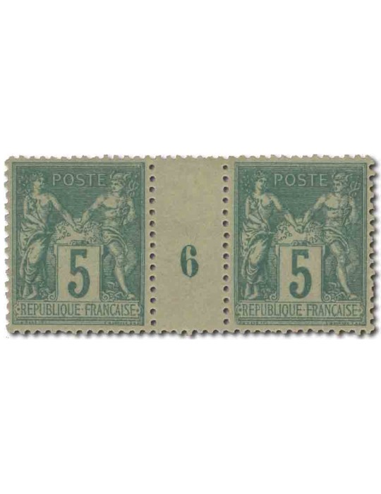 n° 75**/* - Timbre FRANCE Poste