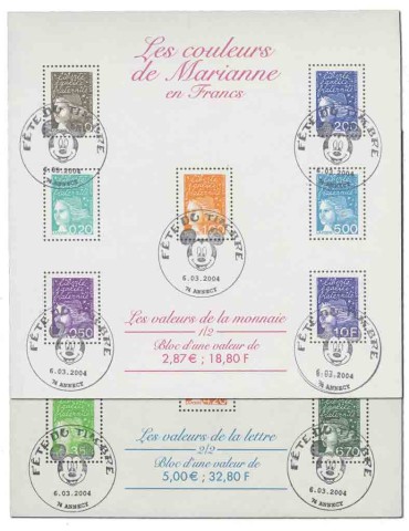 n° 41/42 obl. - Timbre FRANCE Blocs Et Feuillets