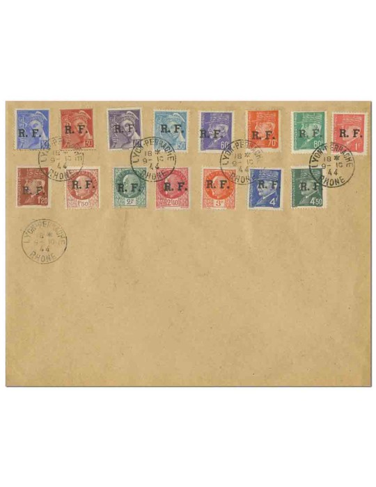 n° 1/15 obl. - Timbre FRANCE Liberation (Lyon)