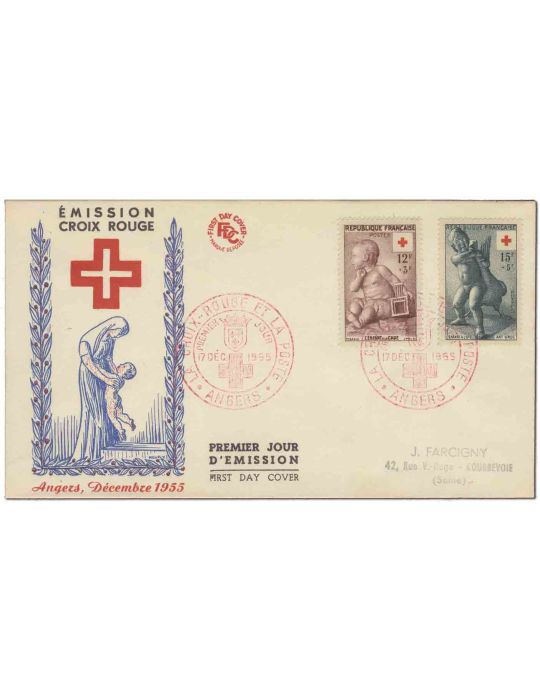 n° 1048/1049 obl. - Timbre FRANCE Poste