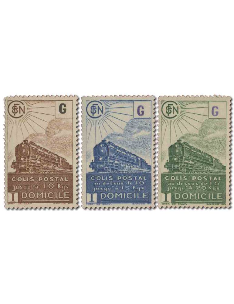 n° 221B/223B - Timbre FRANCE Colis Postaux