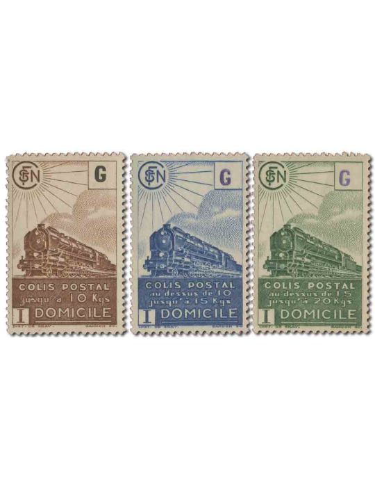n° 221B/223B - Timbre FRANCE Colis Postaux